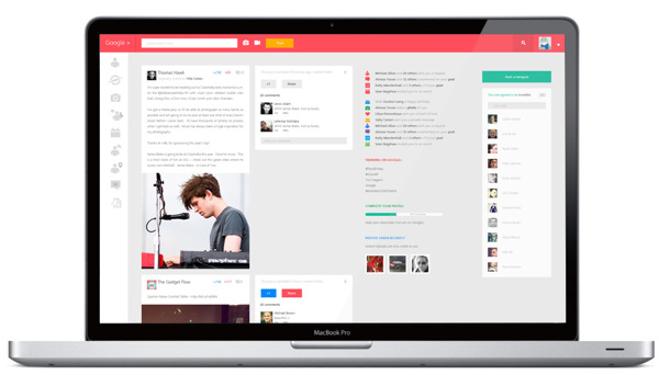 Google Plus Design Concept